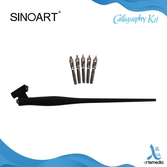 Sinoart Calligraphy Kit Oblique Pen Holder - Warna