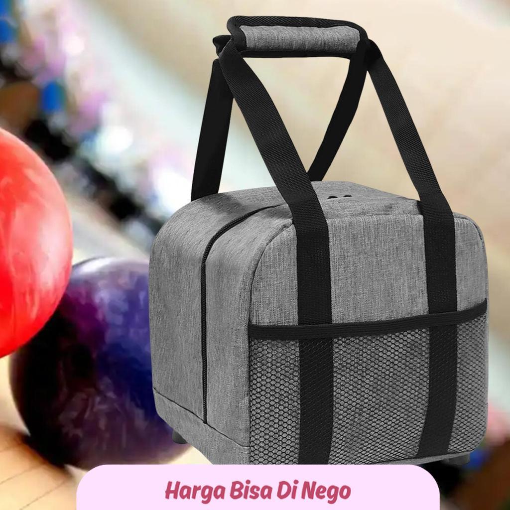 TTS Bowling Bag for Women Men, Bowling Carry Bag Padded Bowling Holder, Single Bowling Tote Storage 