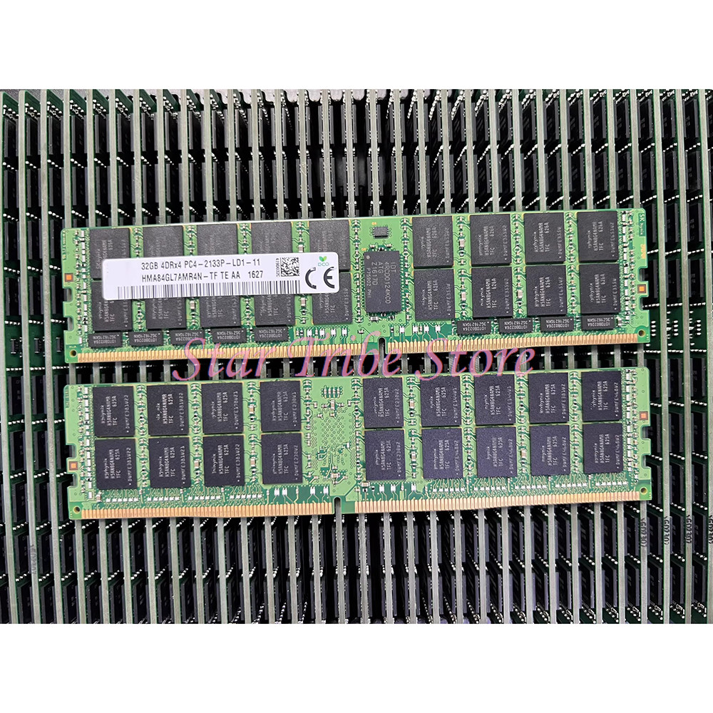 1 Pcs 32GB HMA84GL7AMR4N-TF 32G 4DRX4 DDR4 PC4-2133P LRDIMM ECC For SK Hynix Memory RAM