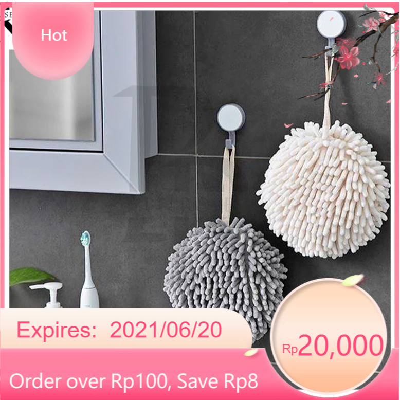 [CENDOL] Kain Lap Tangan Cendol Gantung / Lap Tangan Cendol / Lap Tangan Bulat Chenille Cendol - Han