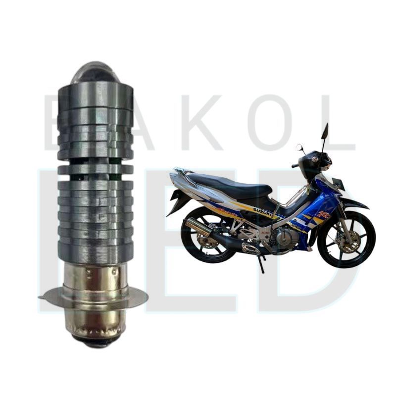 1pcs Lampu depan LED H6 Laser motor Suzuki Satria Hiu BL