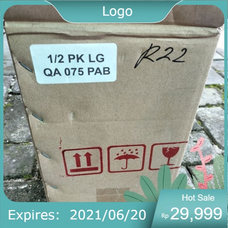 KOMPRESOR AC LG 1/2 PK R22 - COMPRESSOR AC LG 1/2 PK QA075