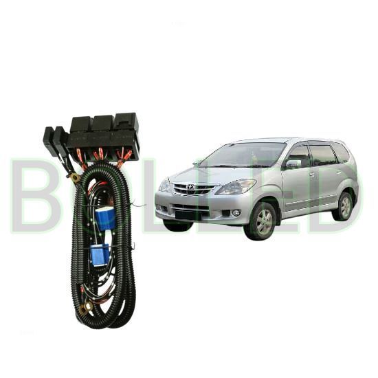 Relay Set Lampu Utama LED H4  Mobil Toyota Avanza gen1 2004 2015 BLD