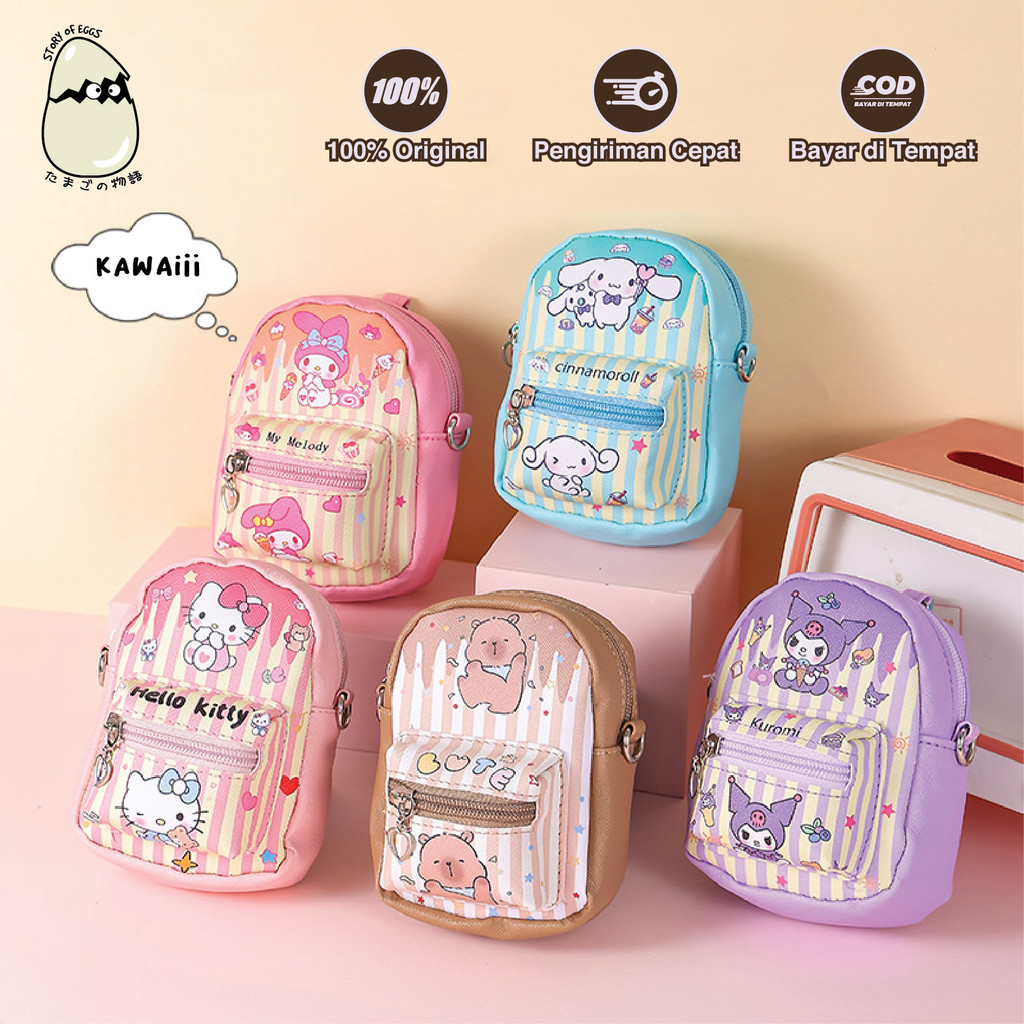 Micro Bag Karakter l Tas Micro l Mini Bag l Tas Sling l Tas Selempang l Sling Bag l Micro Bag