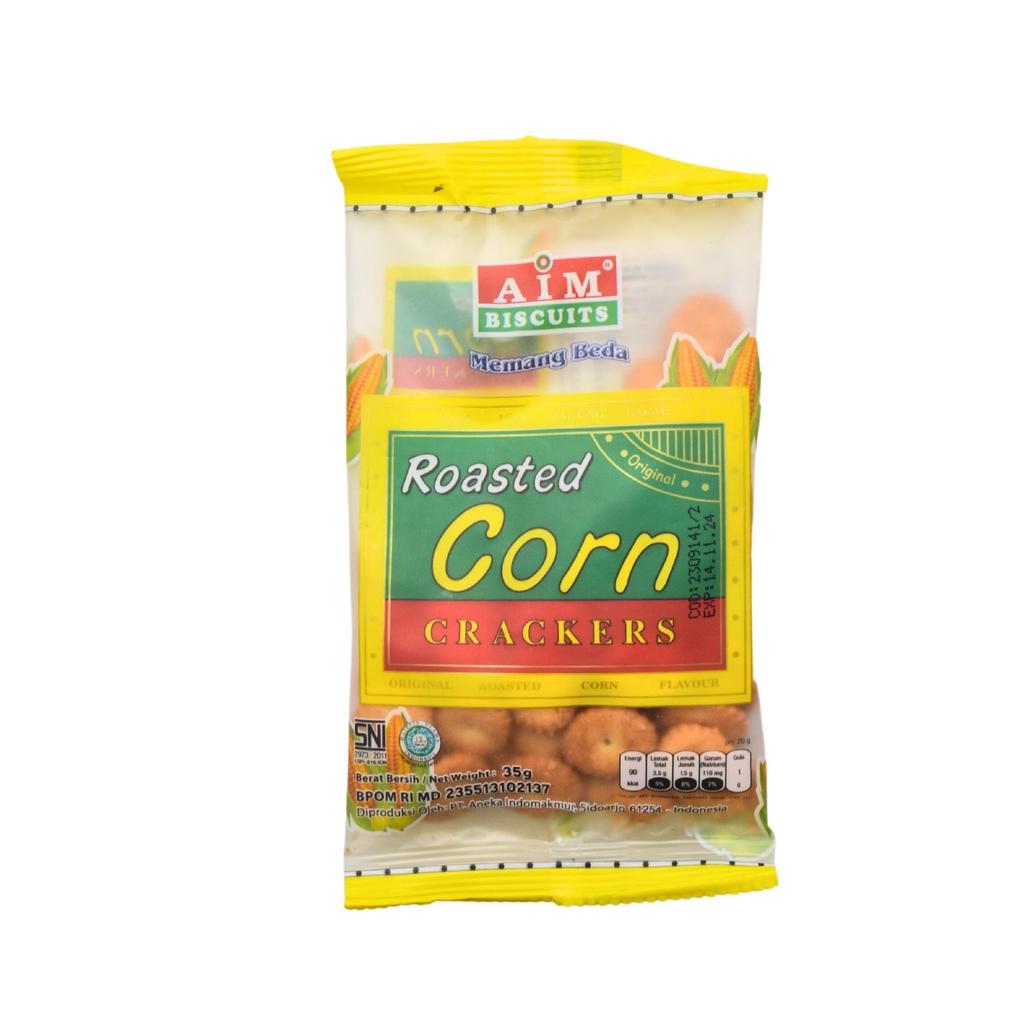 AIM biscuits roasted corn crackers