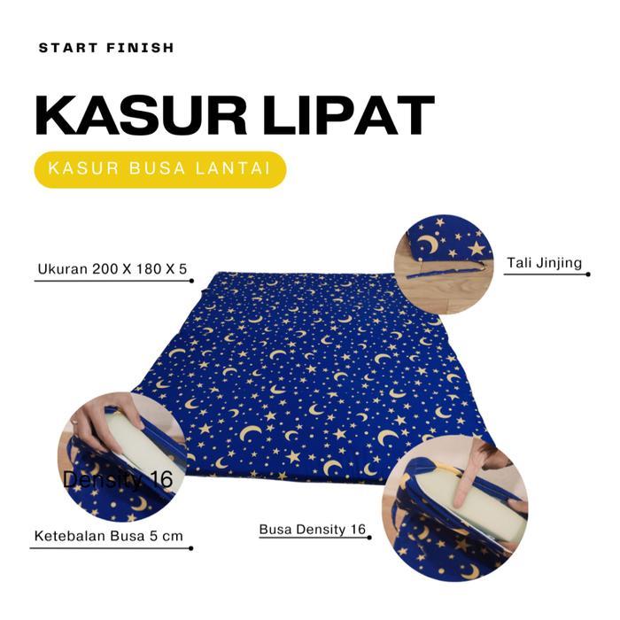 KASUR LIPAT 4 TEBAL 5 UK. 200x180x5 / KASUR BUSA LIPAT 4 / KASUR BUSA / KASUR MATRAS Furniture - 200