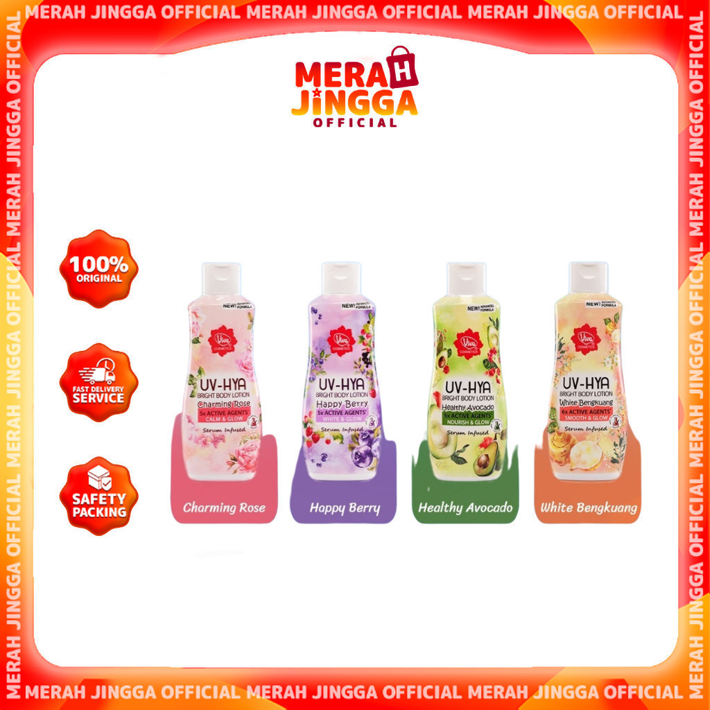 Viva UV-Hya Bright Body Lotion | Merah Jingga Official