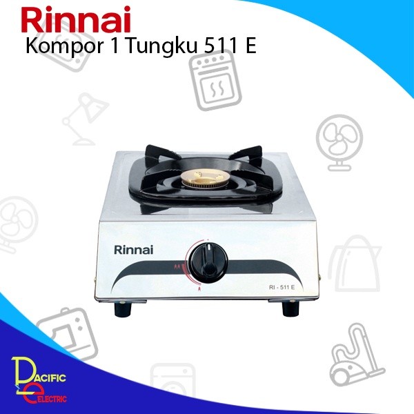 KOMPOR GAS 1 TUNGKU RINNAI 511 E KOMPOR RINNAI 1 TUNGKU KOMPOR GAS