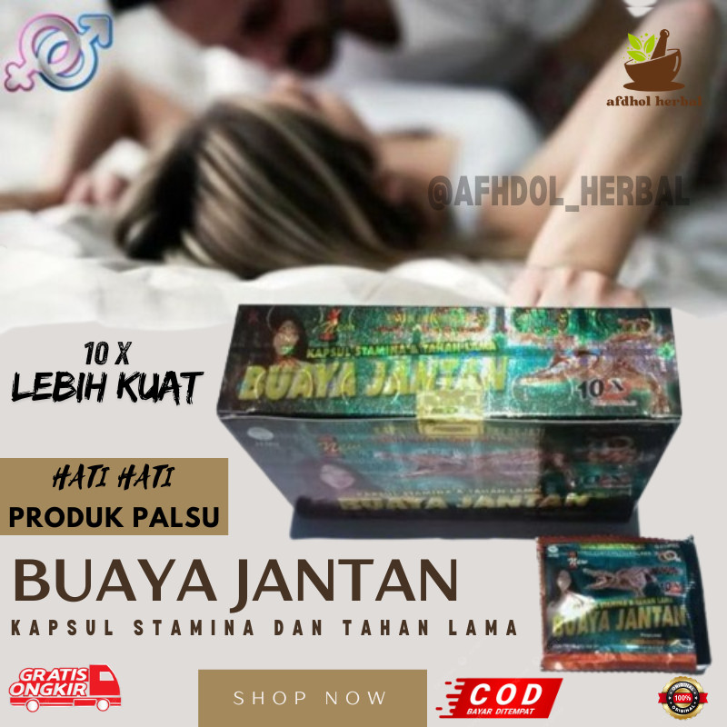Kapsul Kuat Pria Tahan Lama / Buaya Jantan Original
