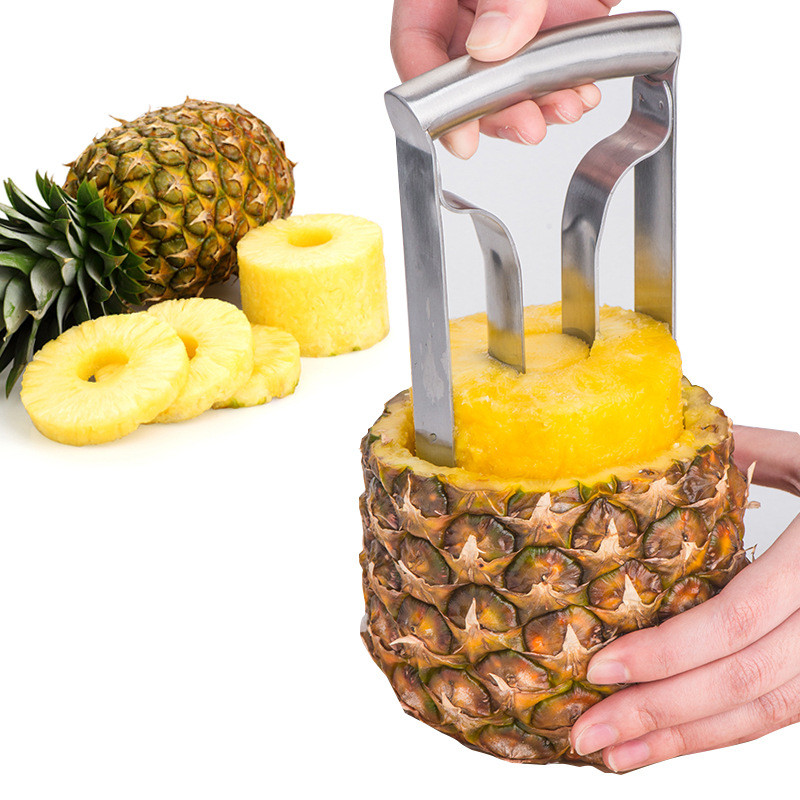 Stainless Steel Pineapple  Peeler Ananas Peeler Household Fruit Peeler Eye Cutting Pineapple Tool Sl