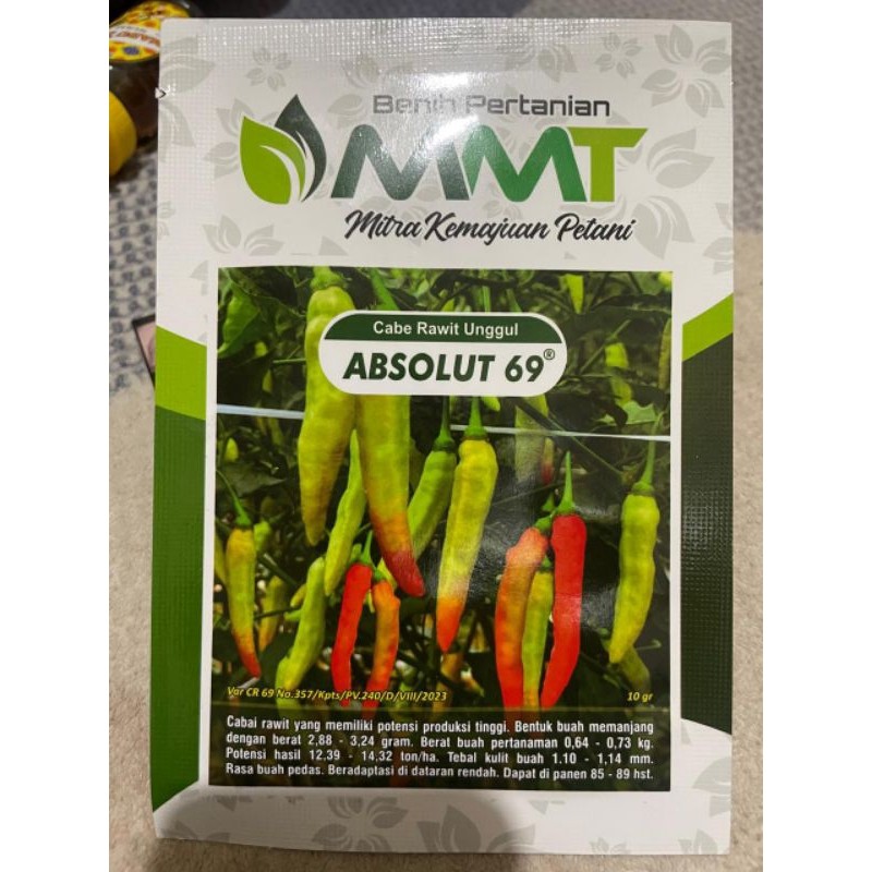 Cabe Rawit Absolut 69 10 Gram Tahan Virus