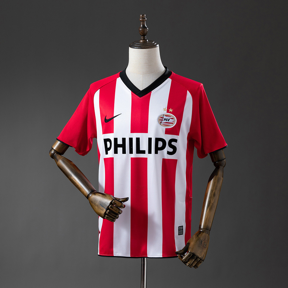 Jersey PSV Eindhoven 09/10 Home Retro T shirt pria