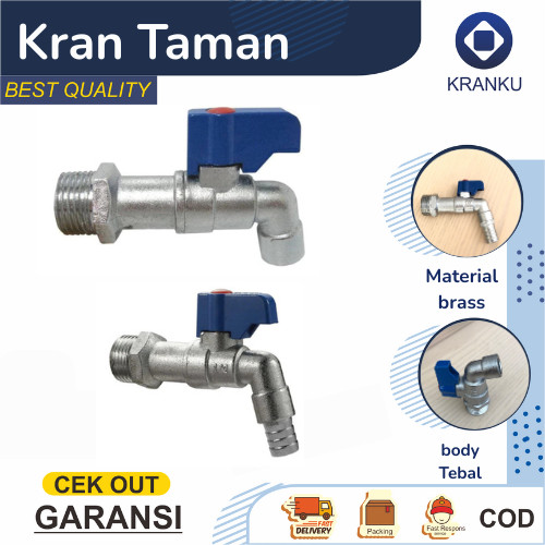 Kran Taman Tembok Keran Air Besi Bibcock type cucut air mancur kencang SF-75003 1/2 - 3/4 inch