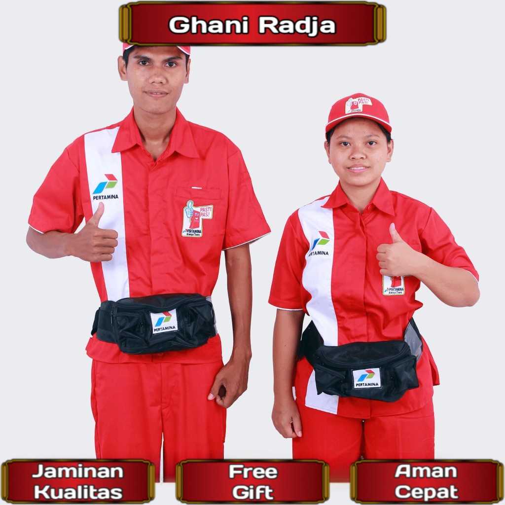 Baju Operator SPBU Pasti Pas ,Pengawas ,Teknisi ,Office Boy Lengan Pendek