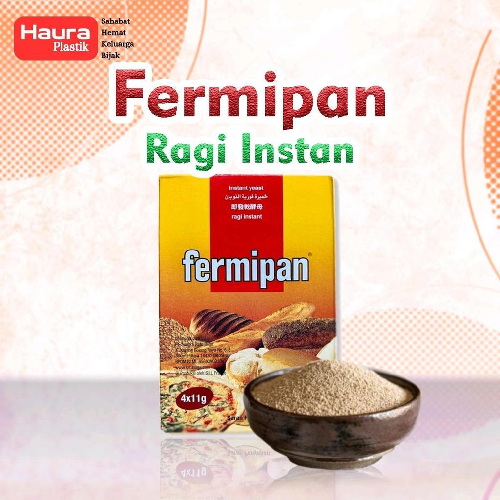 fermipan ragi instant isi 4 sct untuk pengembang  11 gram per sachet Bahan Baking fermipan pengemban