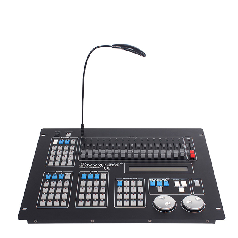 SHOW TIME New Sunny 512 DMX Controller Stage Light DMX 512 Master Console For XLR3 Led Par Beam Movi