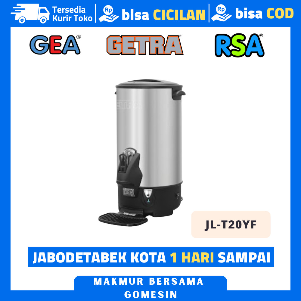 GETRA JL T20YF JL-T20YF AUTOMATIC WATER BOILER 20 LITER