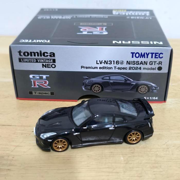 TLV Nissan GTR 2024 Black LV N316d Tomica Limited Vintage Neo Hobby Koleksi Mobil Mainan Mini Scale 
