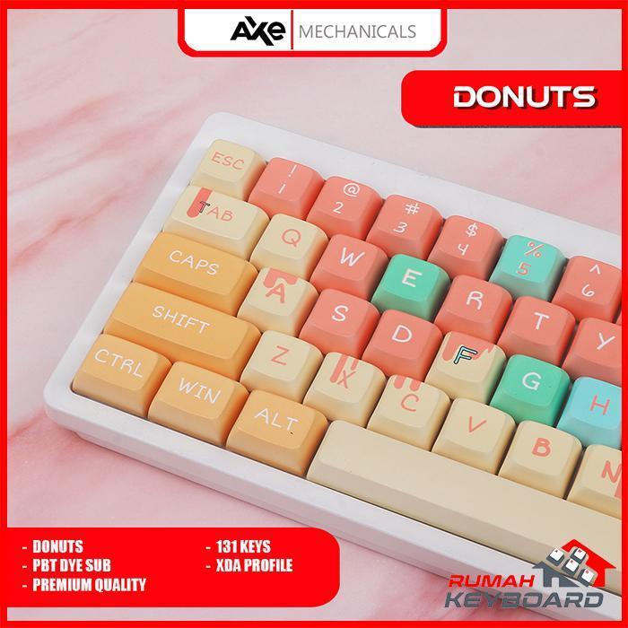 KEYCAP - KEYCAPS - XDA - DONUTS - PBT - DYE SUB