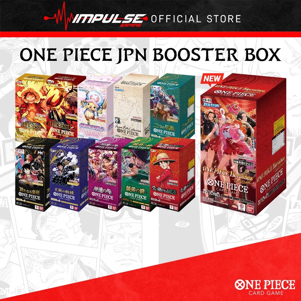 Discount One Piece Tcg [Japan]: Booster Box: Prb02 Eb02 Op09 Op10 Op11 Op12 Op13 Carrying His