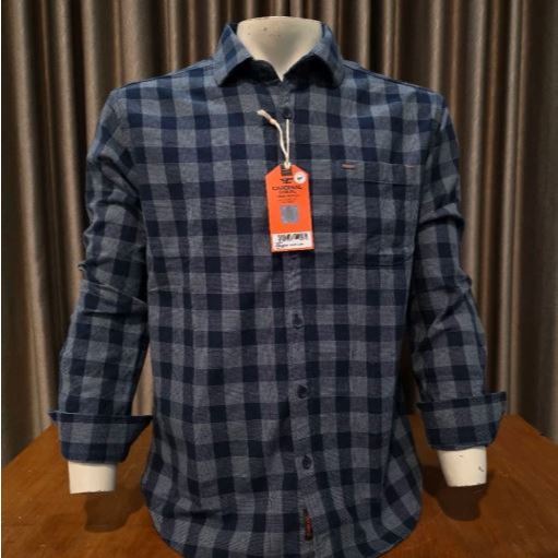 Kemeja Cardinal Jeans Original Katun Kotak-Kotak