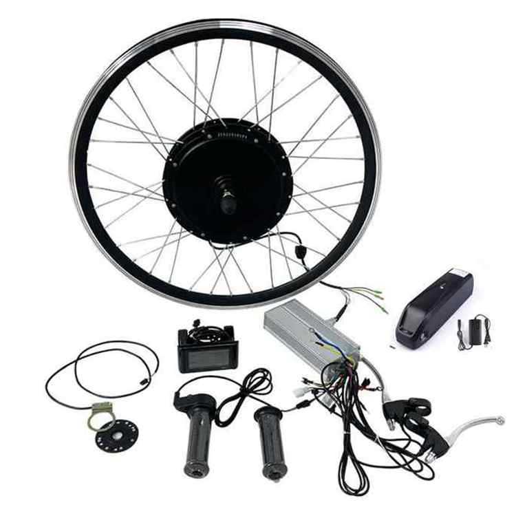 48V Lithium Battery Electric Bike Conversion Kit 1000W Hub Motor Kit Electric Bicycle Kit Regenerati