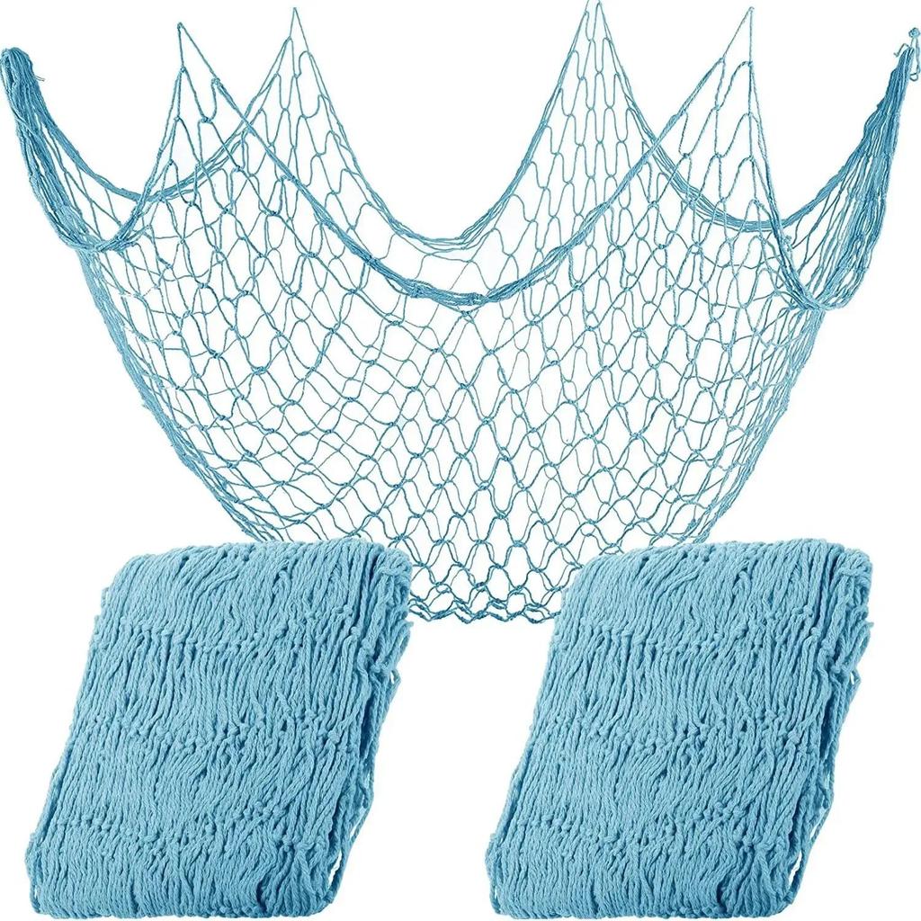 Fish Net Decorations Mermaid Under The Sea Party Y Ocean Theme Hawaiian Beach Party Supplies Boy Gir