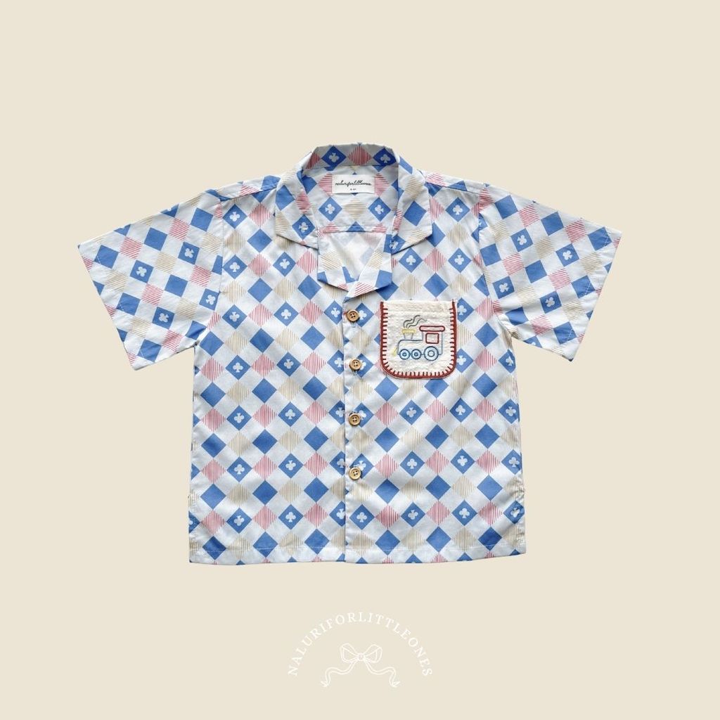 NALURI - EZIO Top - Kemeja Anak Laki-laki