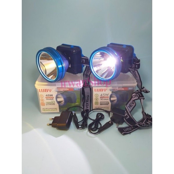 Senter Kepala Luby 2868 45 Watt 10000 mAh Waterproof