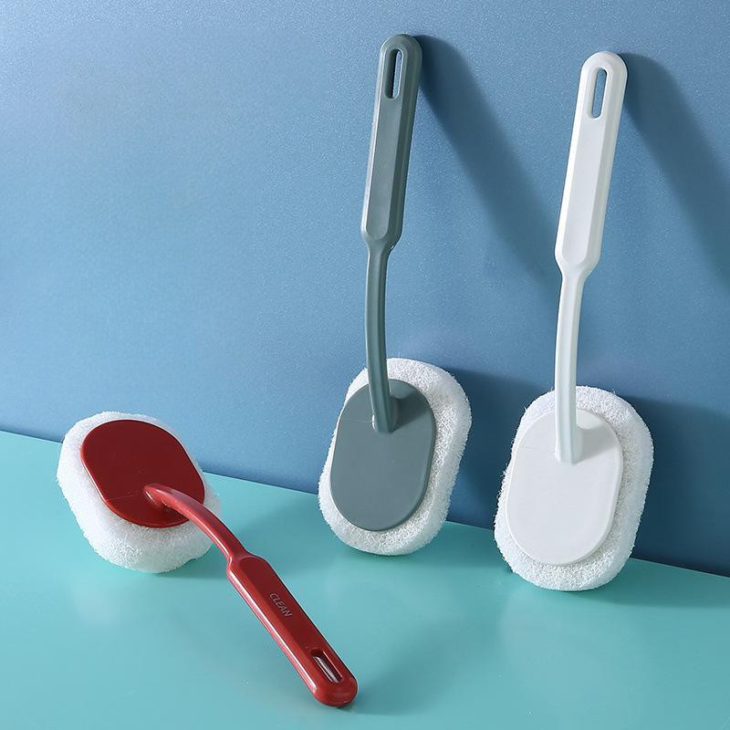 TLG - Sikat WC Sikat Kamar Mandi Serbaguna Spons Sabut Lonjong Plus Tangkai 1NB95