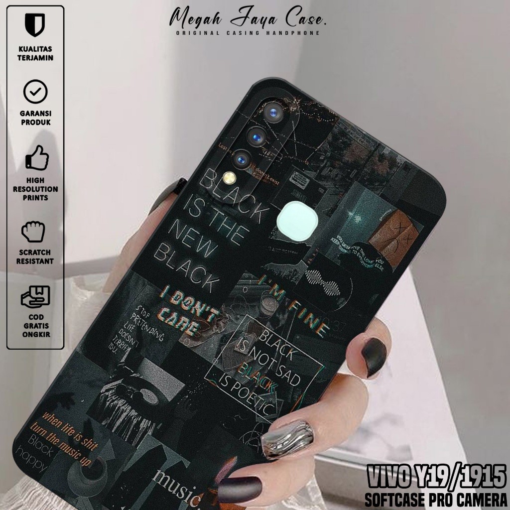 Softcase Hp VIVO Y19 / VIVO 1915 - Case Hp VIVO 1915 / VIVO Y19 Motif AESTH - Casing Hp VIVO Y19 - S