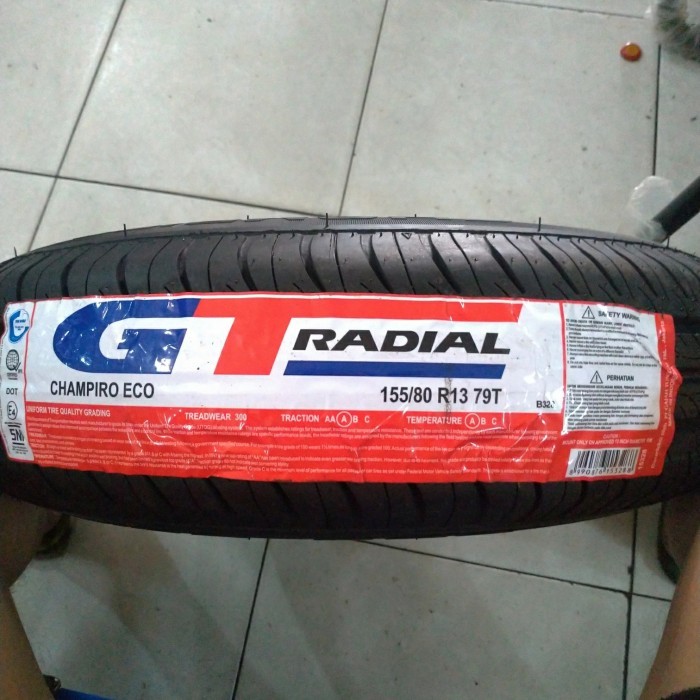 GT Radial 155/80 R13 Champiro Eco Ban Mobil Ayla SIGRA