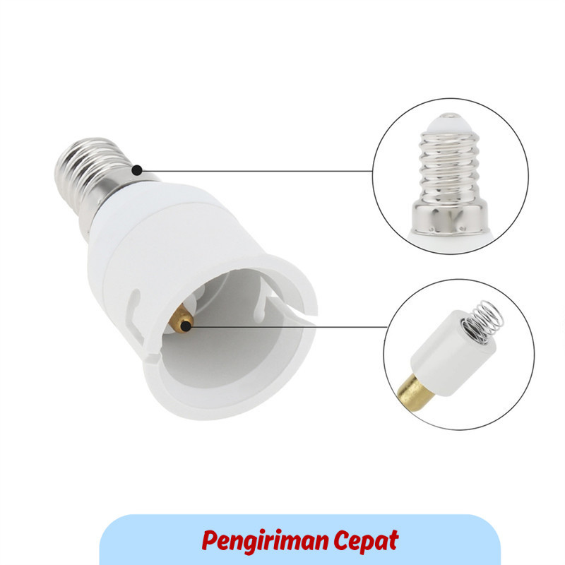 PCP B26B Bulb Socket Converter Adapter E14 To B22 10PCS Small Screw To Bayonet Cap Conversion Lamps 
