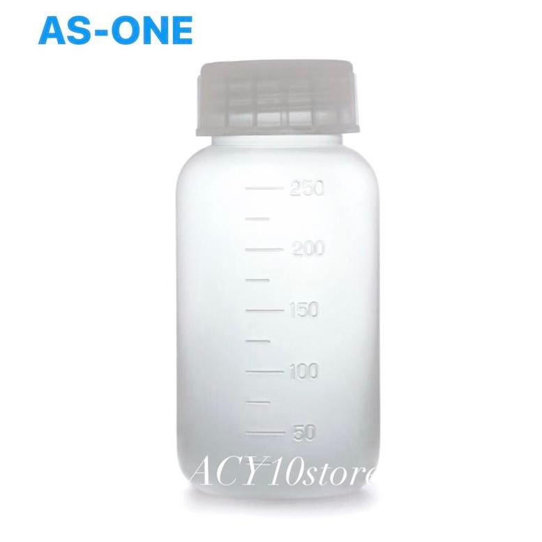 AS-ONE Bottle, Wide Mouth, PP (Polypropylene) 250ml / 5-002-53