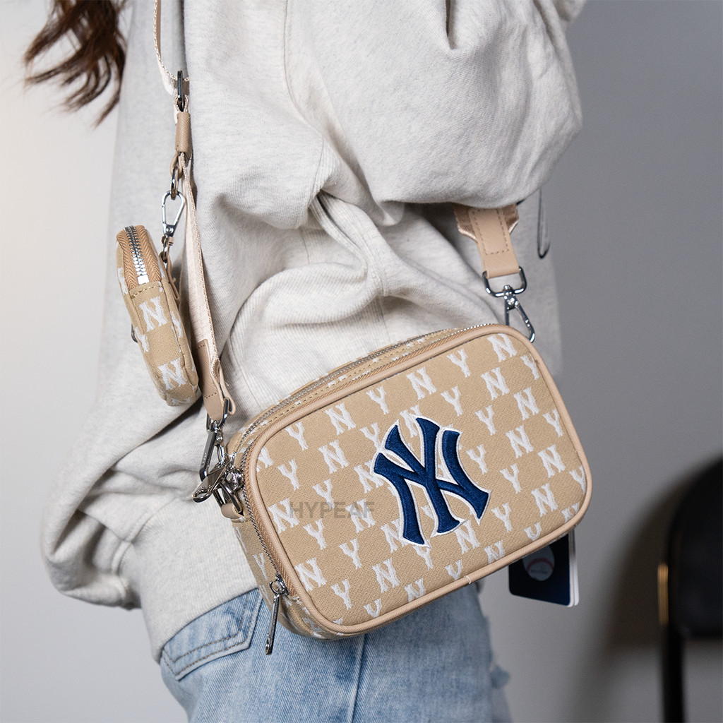 MLB New York Yankees Monogram Jacquard Mini Cross Bag