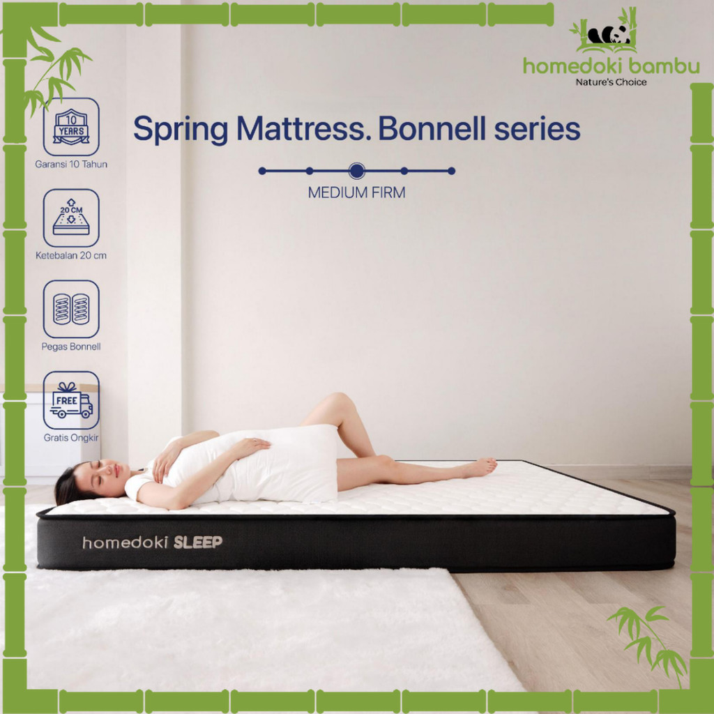 Homedoki Bambu-Bonnell Spring /Spring Bed / Kasur / Kasur 180X200 / Kasur Springbed / Kasur Springbe