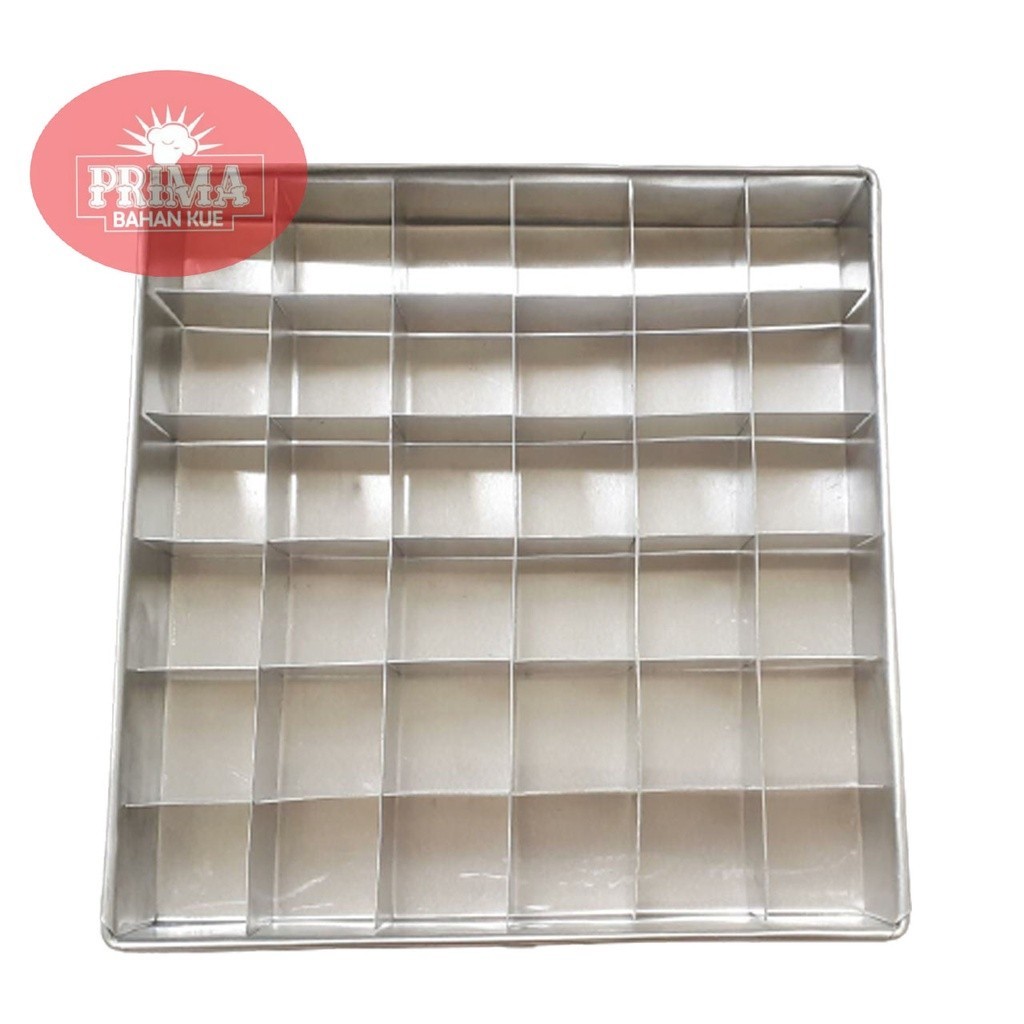 LOYANG KOTAK SEKAT UK 24 / LOYANG ALUMINIUM/ LOYANG BROWNIES/ LOYANG KUE/ LOYANG OVEN + KUKUSAN