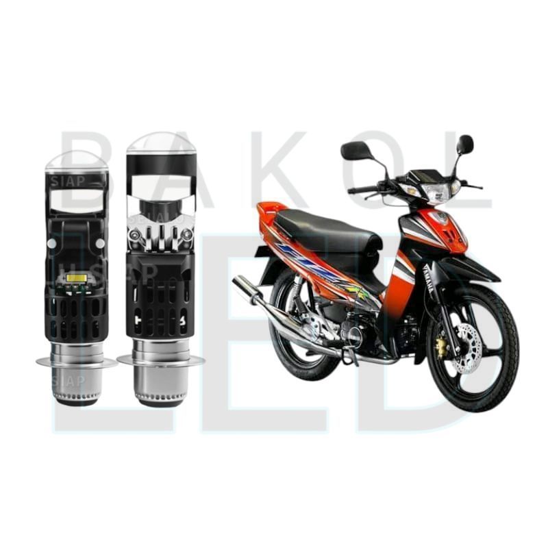 1pcs Lampu depan LED H6 Mini BiLED motor Yamaha F1z F1ZR BL