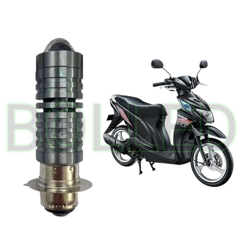1pcs Lampu depan LED H6 Laser motor Suzuki Nex1 BLD