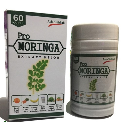 Pro Moringa Herbal Ekstrak Daun Kelor Pro Moringa  kapsul daun kelor