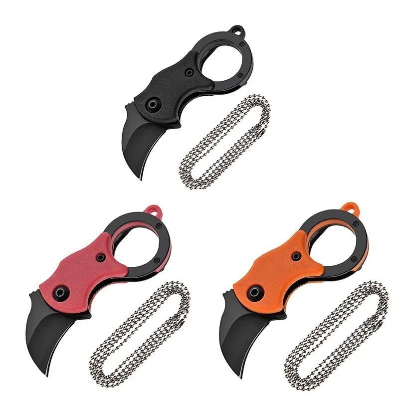 Pisau Saku Kecil Pria Pisau Outdoor Survival Berkemah dan Berburu Pisau Saku Portabel