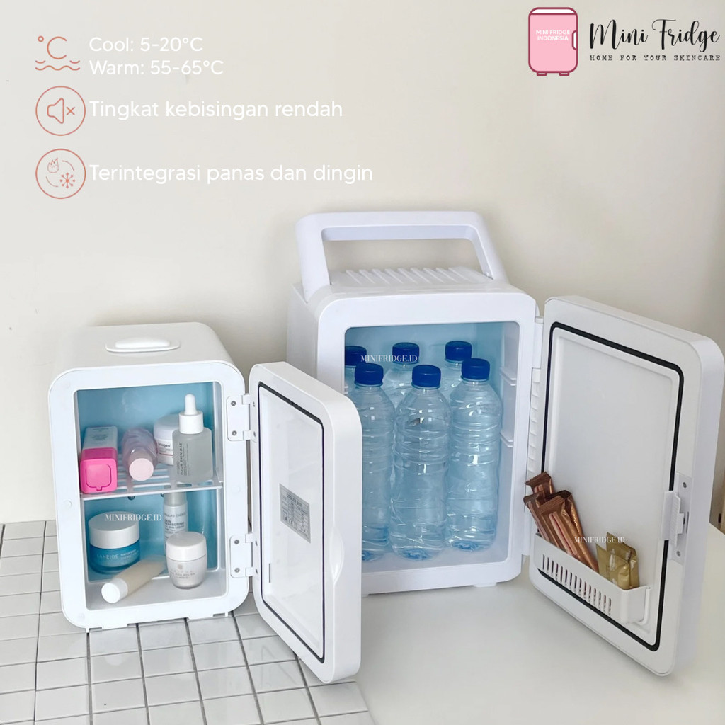 [MINIFRIDGE] Kulkas Skincare Mini Fridge 8L 10L Minifridge Portable Kulkas Mini Elektrik Makanan Min