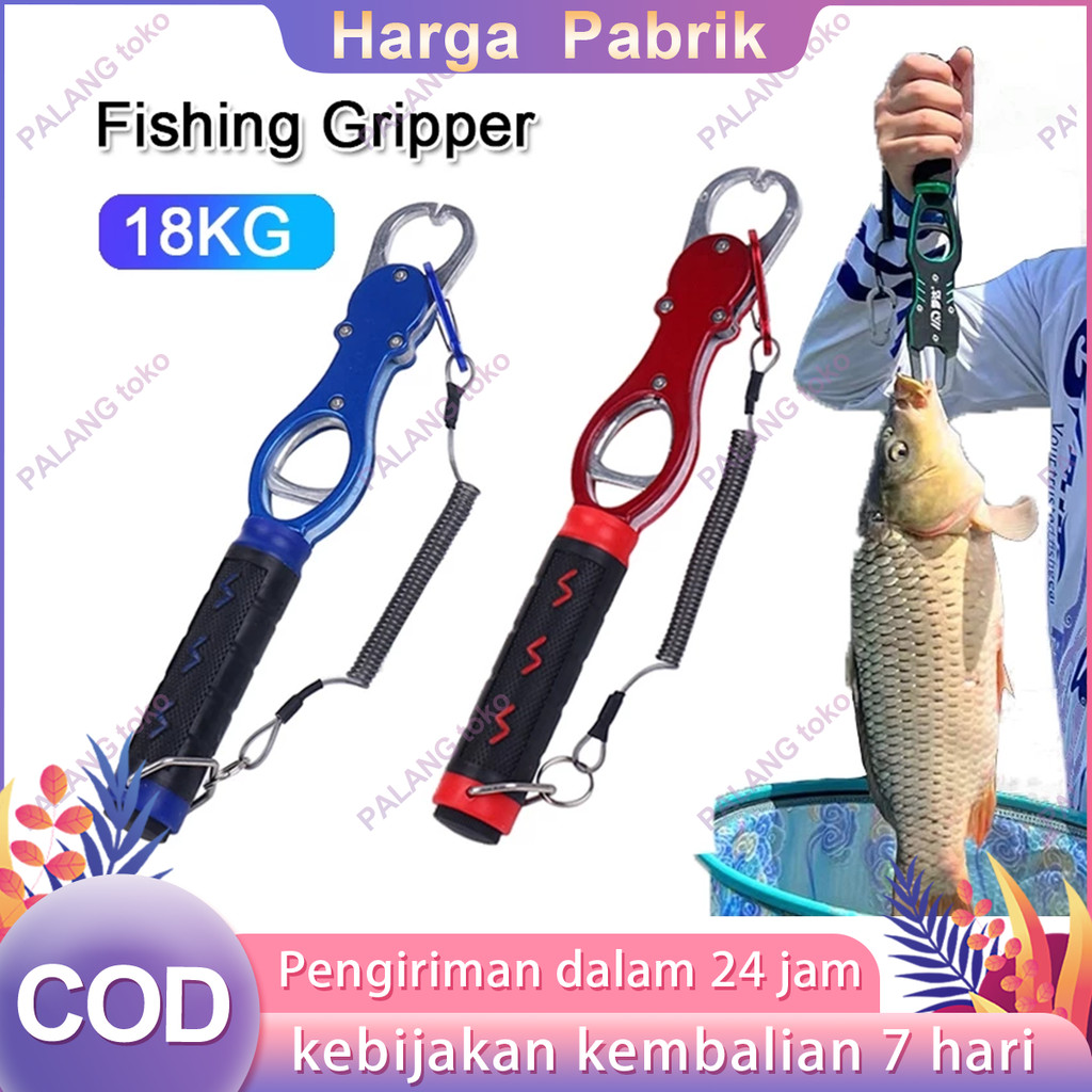 Fish Lip Grip Grip Penjepit Mulut Ikan Tang Pancing Ikan Grip Stainless Steel Dengan fungsi penimban