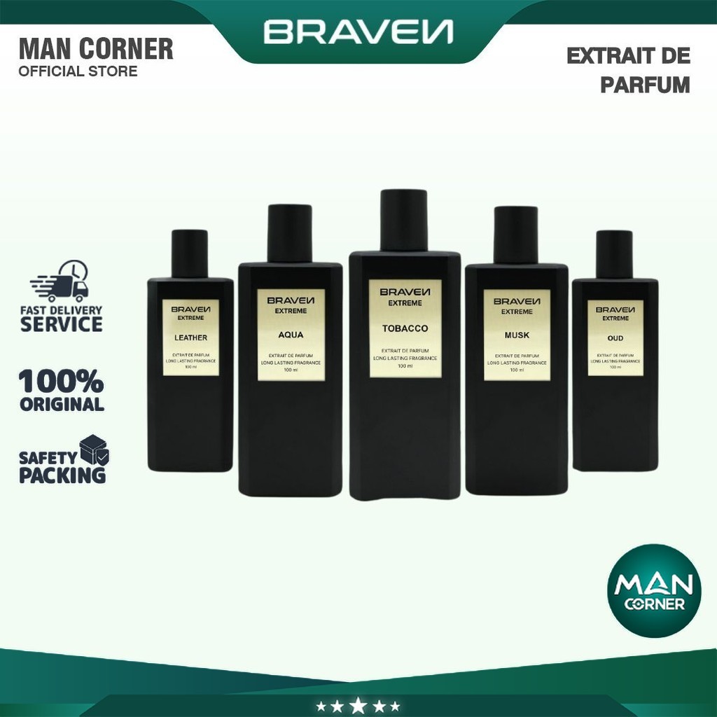 Braven Extreme Series Extrait De Parfum 100ML Parfum Pria Wangi Tahan Lama | Man Corner