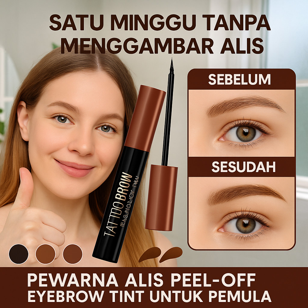 [Pewarna Alis Peel-Off] Pewarna Alis Peel-Off /Eyebrow Tint untuk Pemula /Pewarna Alis Peel Off/Eyeb