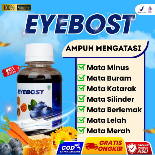 EYEBOST - Eyebost Obat Mata Minus Vitamin Mata herbal EYBOS ORI