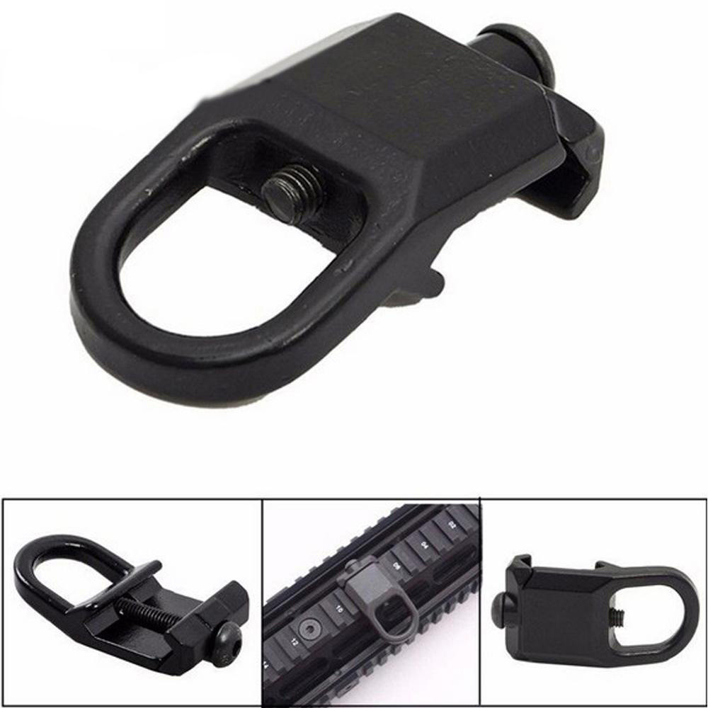 Tactical Quick Detach RSA GBB Buckle QD Sling Steel Mount Attachment Adapter Fit 20mm Rail Hunting A