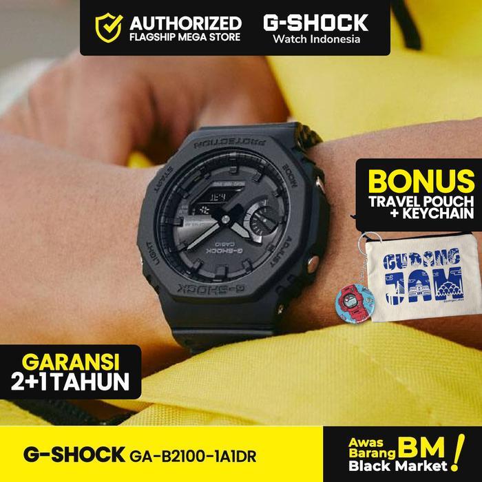 PROMO SPECIAL G-Shock GShock GA-B2100-1A1DR GA-B2100-1A GA-B2100 GAB2100 GA B2100 Jam Kaca Watches R