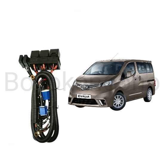 Relay Set Lampu Utama LED H4  Mobil Nissan Evalia Byk
