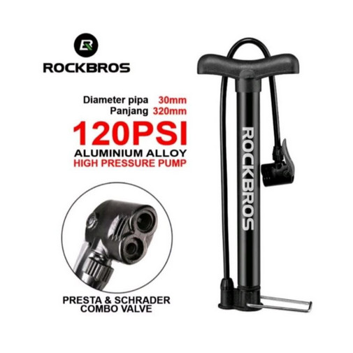 Pompa Sepeda Rockbross A320 - 120 PSI